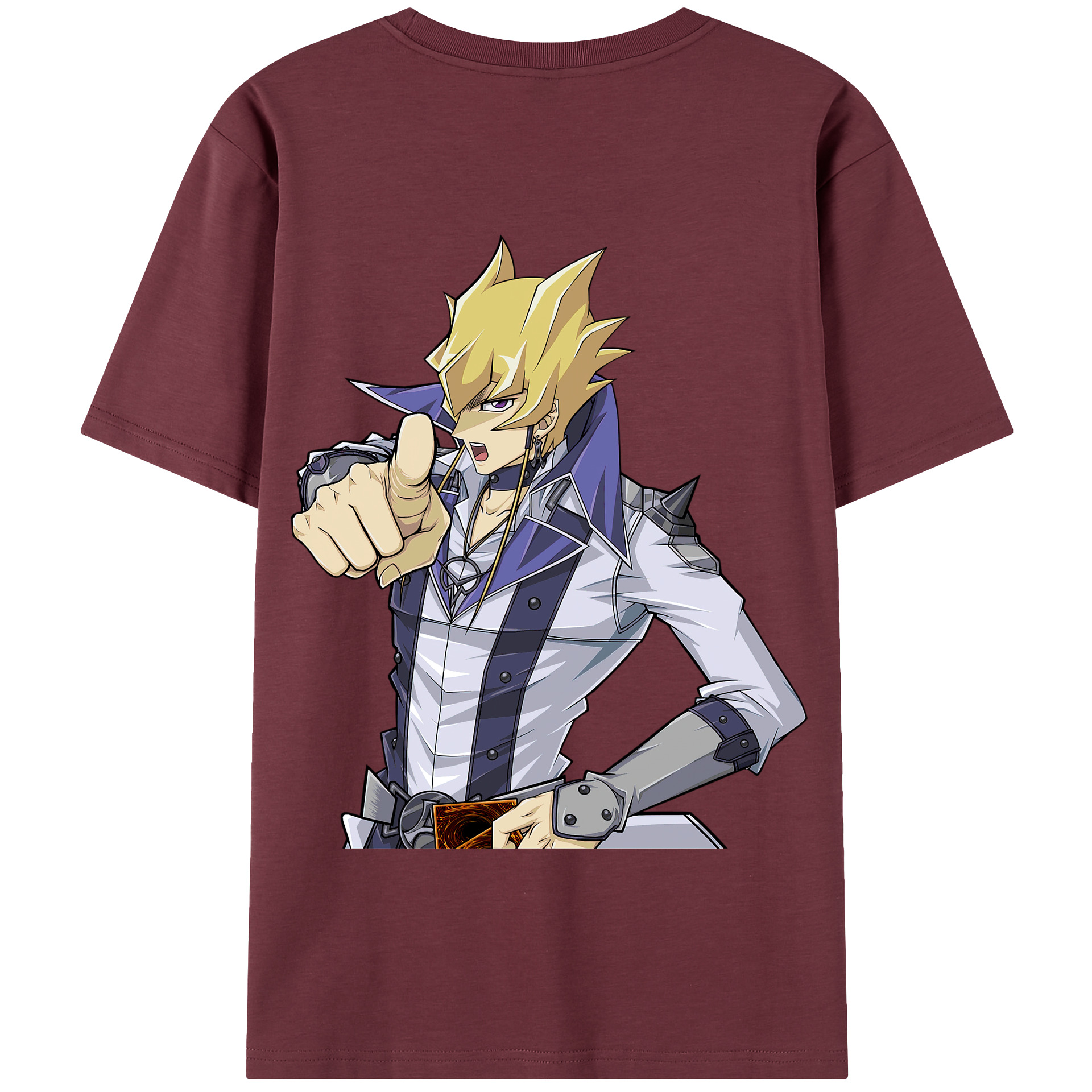 （画像用） 遊☆戯☆王 Yu-Gi-Oh! 綿100％半袖Tシャツ（背面プリント）